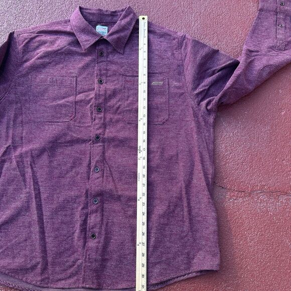 Dickies Men's Long Sleeve Workshirt WINE JQRD DOTS Size 2XL(50-52) DIC55037GD - Picture 6 of 8